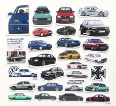 28pc Vinyl stickers of VW Jetta Bora GLI Vinyl Stickers for DUB Fans - $7.70