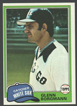 Chicago White Sox Glenn Borgmann 1981 Topps Baseball Card #716 nr mt - £0.39 GBP