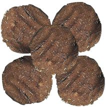 Pure 100% Desi Cow Dung Cake Big Handmade (5 pcs)/ Gobar Upala - £25.57 GBP