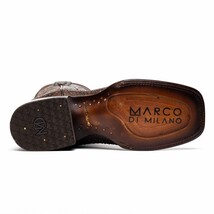 MISSOURI Genuine Snake Skin Cowboy Boot from the Western Collection Brown image 5
