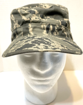 Utility Air Force Military Cap Hat Digital Camo Size 7 1/8 Fitted Sekri ... - $11.61