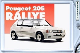 Ancien Model Porte Clé clés Clef PEUGEOT 205 Rally - $19.98
