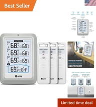 High Accuracy Digital Hygrometer/Temperature Monitor with Adjustable Bac... - $36.00