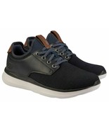 Skechers Streetwear Relaxed Fit Men Slip On Sneakers Black Navy Memory Foam - £29.58 GBP