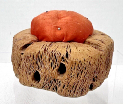 1950s Vintage Cholla Cactus Curios Phoenix Arizona Pincushion 3.5 x 3 x 2 1/4 in - $16.34