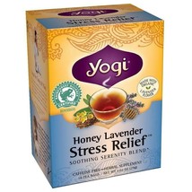 Yogi Tea Herbal Teas Honey Lavender Stress Relief 16 tea bags - £7.22 GBP