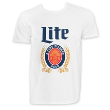 Miller Lite Logo White T-Shirt White - £25.04 GBP+