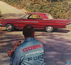 1965 Ford Fairlane Carroll Shelby Cobra Advertisement Automobilia DWLL7 - $24.99