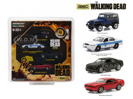 Hollywood Film Reels Series 4 &quot;The Walking Dead&quot; (2010-Current) TV Series 4 Cars - £50.90 GBP