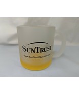 Suntrust Coffee Mug Cup Frosted Yellow Bottom USA - £19.69 GBP