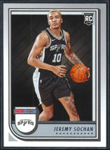 2022-23 NBA Hoops #239 Jeremy Sochan San Antonio Spurs Rookie Card - £1.19 GBP