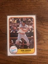 Kirk Gibson Rookie 1981 Fleer Baseball Card (1027) - £2.35 GBP