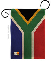 South Africa Burlap - Impressions Decorative Garden Flag G142218-DB - $22.97