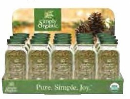 Simply Organic Organic Turkey Rub Holiday Tray; 15 Ct, 2.43 Oz - $119.53