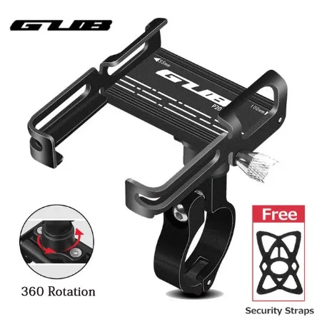 GUB P20 10 Aluminum Bike Phone Holder Bicycle Phone Mount Holder Stand Anti Slip - $125.54