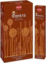 Hem Mantra Masala Incense Sticks AGARBATTI Hand Rolled Home Fragrance 15gx12Pack - $22.12