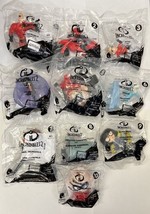 McDonalds 2018 Incredibles 2 Happy Meal Set of 10 - £15.05 GBP