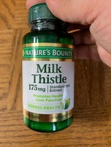 Nature's Bounty Milk Thistle 175 MG 100 Capsules-Brand New-SHIPS N 24 HOURS - $15.72