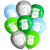 Koala Latex Party Balloons (16 Pcs) By (Greens, Gray &amp; Blue) - £20.90 GBP