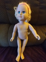 2013 Cititoy 18&quot; Doll Blonde Hair that has been Dyed Pink/Blue - $10.00