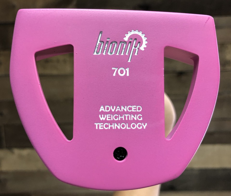 DEMO Bionik 701 Pink Lady Golf Putter Right Handed Mallet Style 33 INCH ... - $88.15