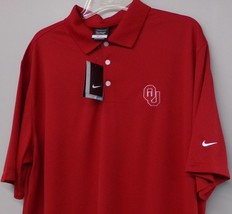 Nike Dri-Fit Oklahoma Sooners OU NCAA Mens Embroidered Polo XS-6X, LT-4XLT New - £33.91 GBP+