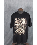 Vintage Grpahic T-shirt - Native and Animal Spirt Graphic - Men&#39;s 2XL - $911.57 MXN