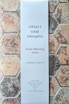 &quot;Collect Your Thoughts&quot; Notebook Inserts 4-pack | Rustic Morning Series - £9.38 GBP