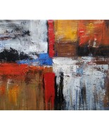 20x24 inches Abstract  stretched Oil Painting Canvas Art Wall Decor modern21D - £52.67 GBP