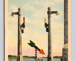 Gatun Serrature Ingresso Panama Canale Gatun Lago Panama Unp Lino Cartol... - $15.31