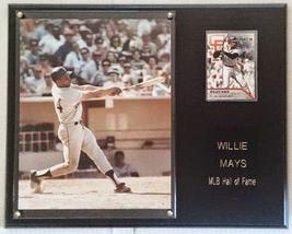 Willie Mays New York and San Francisco Giants 12x15 Player Plaque - £24.62 GBP