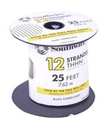 THHN 12 STR CU BK 25SPC - $476.52 MXN