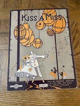 Kiss A Miss Jack Yellen Sheet Music - £31.22 GBP