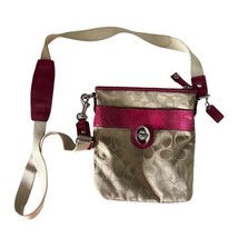 COACH Pink Crossbody Small Bag Swingpack Adjustable Strap Purse - $18.80