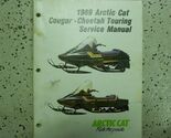 1989 Arctic Cat Cougar Guépard Touring Service Réparation Atelier Manuel... - $89.98