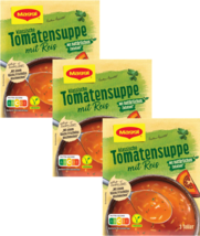 Maggi instant soup: Cream of TOMATO with RICE -3 ct. / 12 servings FREE ... - $11.87