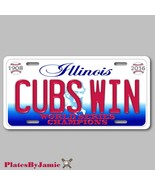 World Series Champion Chicago Cubs 1908 2016 Aluminum License Plate Tag ... - £13.27 GBP