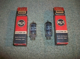 Lot of 2 Vintage RCA 6AK6 Tubes Made in USA Tested Good - $12.86