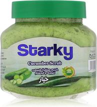 Starky Natural Scrub Cream with cucumber for Face and Body - 300 ml // F... - £27.53 GBP