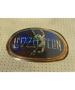 LED ZEPPELIN 1978 METAL BELT BUCKLE by PACIFICA USA ROCK N&#39; ROLL BRASS V... - £58.97 GBP