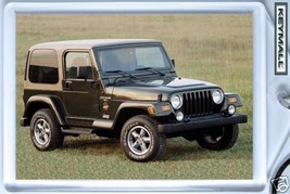 KEYTAG 2001/2007 BLACK JEEP WRANGLER SAHARA KEY CHAIN - £15.88 GBP