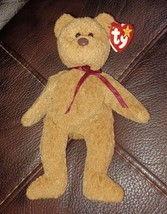 Beanie Babies Ty Original 1993 96 Curly Bear PE Pellets Retired with Tag Errors - £79.92 GBP