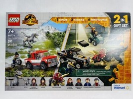 New! LEGO 2 In 1 Jurassic World 66774 Dino Combo Pack Triceratops &amp; Velociraptor - £36.70 GBP