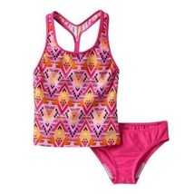 Girls Swimsuit Speedo Racerback 1 Pc Pink Tankini Swim Bathing Suit $44-... - £14.73 GBP
