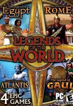 Legends Of The World: 4 Epic Games (PC-CD, 2012) XP/Vista/7 - New In Dvd Box - £3.97 GBP