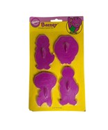 Vtg Wilton Barney the Dinosaur Set Plastic Cookie Cutters Lyons NEW 1993... - $350.43 MXN