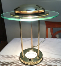 Robert Sonneman Geo Kovacs Saturn Lamp Brass MCM Atomic Dimmable Vintage - £193.82 GBP