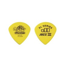 Jim Dunlop 498P 0.73mm Tortex Jazz III Guitar Pick Xl (Pack of 12)  - £14.33 GBP