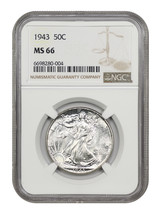 1943 50C Ngc MS66 - £173.67 GBP