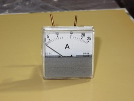 Ampèremètre Vintage Mètre 0-25A Nous- Nouveau - $535.18 MXN